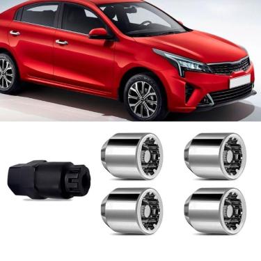 Imagem de Porca Antifurto Roubo Rodas Carros Kia