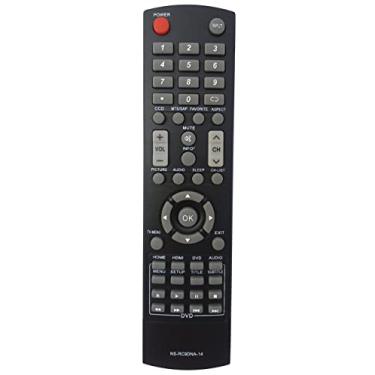 Imagem de Controle remoto universal compatível com controle remoto Insignia NS-RC9DNA-14 NS-28DD220NA16 NS-28DD310NA15 NS-32DD200NA14 TV/DVD Combo