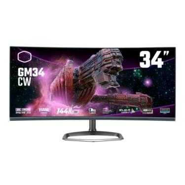 Imagem de Cooler Master MONITOR GAMER 34" GM34 TELA CURVA UWQHD 144HZ - CMI-GM34-CW2-BR, Modelo: CMI-GM34-CW2-US, Cor: Preto