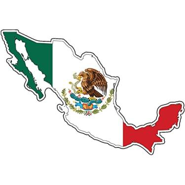Imagem de WickedGoodz Ímã da bandeira do México - Adesivo magnético para carro do país mexicano