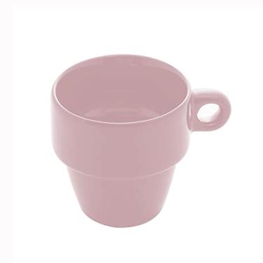 Imagem de LYOR - Xícara de Chá de Cerâmica Empilhável Rosa 210ml