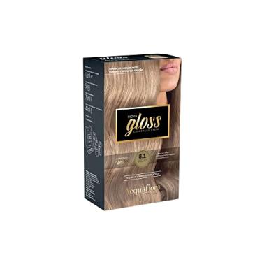 Imagem de AcquaFlora Coloração Permanente Hidra Gloss Louro Claro Acinzentado 8.1 Acquaflora