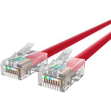 Imagem de Belkin Cabo de conexão CAT5E RJ45M/RJ45M; 12 Vermelho