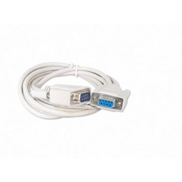 Imagem de YCS Basics DB9 9 Pin Serial / RS232 Cabo de extensão macho/fêmea, Cinza, 006 Ft