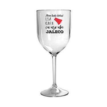 Imagem de 2 Taças Vinho Acrílico Personalizadas Enfermagem