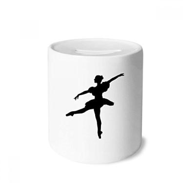 Imagem de Dançarino de dança, balé, arte, esportes, dinheiro, caixa de moedas de cerâmica, presente de cofrinho
