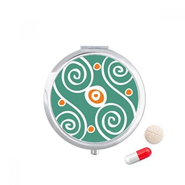 Imagem de Porta-pílulas Green Plants Totems Civilização Antiga Porta-remédios para armazenamento de remédios