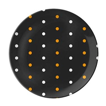 Imagem de Dot Happy Fear Placa Decorativa de Porcelana Salver Prato de Jantar