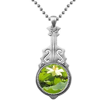 Imagem de OFFbb-USA Withered Lotus Sun Art Deco Presente Fashion Pingente Joias Música Torque Hangtag