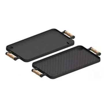 Imagem de Bifeteira Chapa Dupla Face Em Ferro Fundido 23x28 Cm