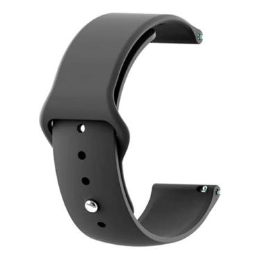 Imagem de Pulseira Silicone 20mm amazfit Gts / Gts2 / Gts Mini/Gtr Preta - (C7COMPANY)