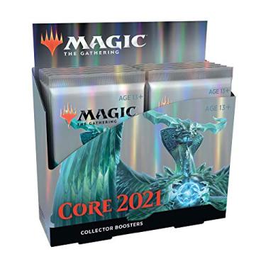 Imagem de Magic: The Gathering Core Set 2021 (M21) Collector Booster Box | 12 Packs | Min. 4 Rares Per Pack | Latest Set, Model Number: C75100000