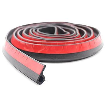 Imagem de 12M 39.4FT P-Type Adesivo Universal Weather Stripping Pick-up cama Kit de vedação da tampa traseira de borracha Tampa da tampa traseira Isolamento de som