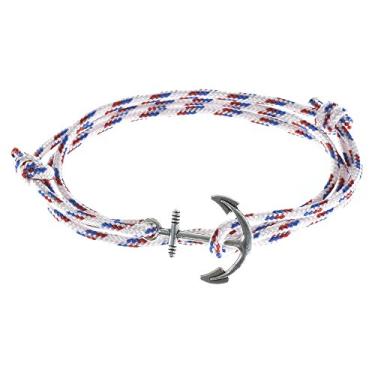 Imagem de West Coast Paracord — Pulseiras femininas ajustáveis com âncora náutica e anzol – Feito de corda de nylon