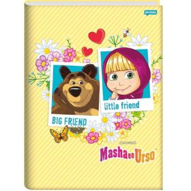 Imagem de Caderno Brochura Universitário Masha E O Urso 48 Folhas Jandaia