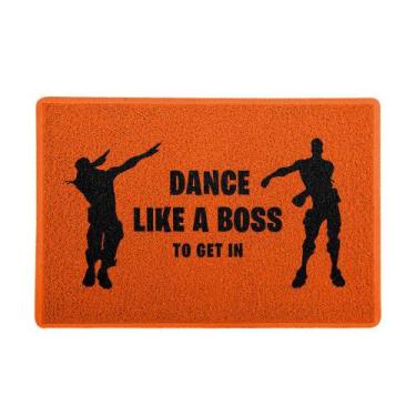 Imagem de Capacho 60X40cm Dance Like A Boss - Laranja - Beek