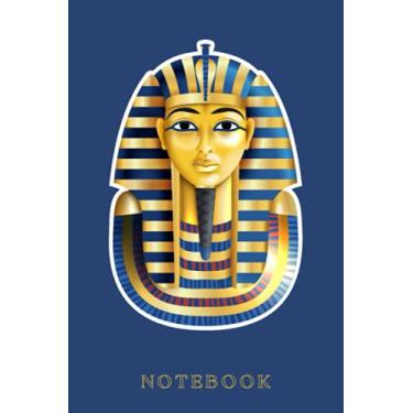 Imagem de Notebook: Notebook lined - Pharaoh of Egypt - 120 pages - 6 " x 9 "