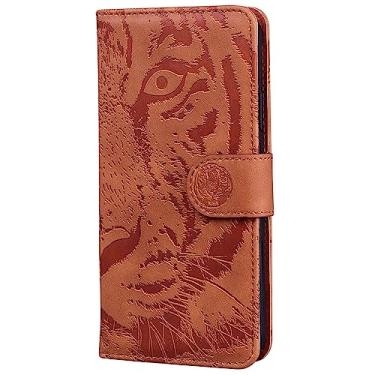 Imagem de HUANGTAOLI Capa flip para Google Pixel 4a 5G, capa carteira com fecho magnético para Google Pixel 4a 5G, capa protetora de couro PU com compartimentos para cartão para Google Pixel 4a 5G