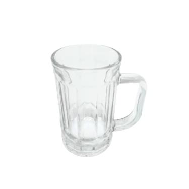 Imagem de Jogo 2 Canecas de Vidro para Cerveja Chopp Resistente Kit Caneca de Chopp 2un Vidro 340ml Cerveja 2x Caneca de Vidro Cerveja Chopp 340ml