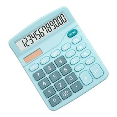 Imagem de TEHAUX calculadora aritmética pilha aa pilhas aa calculadora de energia solar calculadora básica colorida calculadora de escritório calculadora do varejista portátil ferramenta computador