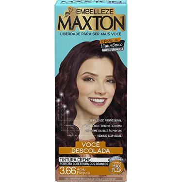 Imagem de Tinta de Cabelo Maxton Acaju Púrpura 3.66 Descolada