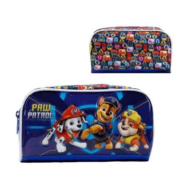 Imagem de Estojo 1 Divisória Patrulha Canina Azul Xeryus
