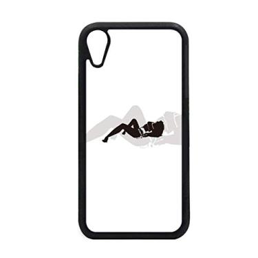 Imagem de Capa Hot Girl Gal Outline para iPhone XR para proteção de telefone Apple