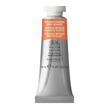 Imagem de Winsor & Newton Aquarela profissional, tubo de 14 ml (5 onças), Winsor Orange Red Shade