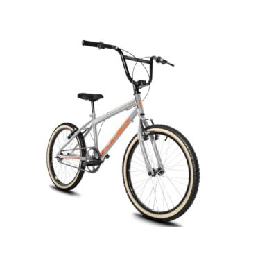 Imagem de Bicicleta Aro 20 Infantil KOG Cross BMX Alumínio Pneu Bege,Prata Laranja