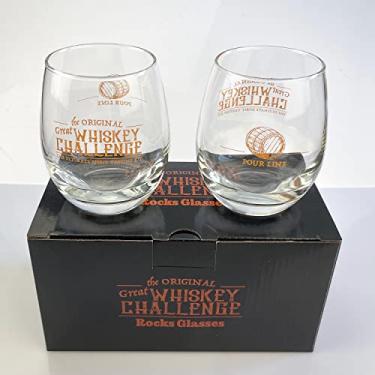 Imagem de Copos de degustação Great Whiskey Challenge 502 Bourbon Whiskey Rocks 'The Violator' 2 peças - Conjunto de copos de rum para vodka Spirits