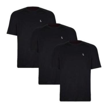 Imagem de Kit 3 Camisetas Lupo Sport Basic Masculina-Masculino
