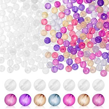 Imagem de 1000 Unidades Miçangas Que Mudam De Cor Colares De Amizade Contas Soltas Jóias De Praia Contas Espaçadoras Solares Contas De Néon Quebra-cabeça Filho Contas De Doces Plástico