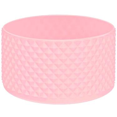 Imagem de QIANHAI Botas de silicone para Stanley Quencher Adventure Copo de 1,134 g e IceFlow 850 g 590 ml - Capa protetora de silicone serve para acessórios de copo Stanley HydroFlask 340.2-680.4 g (3D-1Pink)