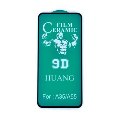 Imagem de Película de Ceramica Gel 9d Protetora de Tela anti-riscos queda Full Cover Compatível com Samsung Galaxy A55