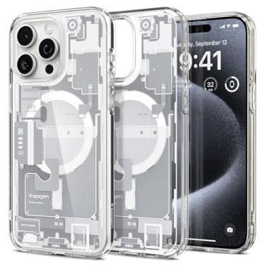 Imagem de Capa Spigen para iPhone 15 Pro, Ultra Hybrid MagFit [Anti-amarelecimento] Projetada para Apple iPhone 15 Pro - Zero One Branco