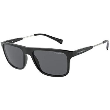 Imagem de Óculos de sol Emporio Armani EA 4151 PRETO/CINZA 56/18/145 masculino