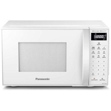 Imagem de Micro-Ondas Panasonic 21L Branco 220V Com Tira Odor E Antibactéria Ag-