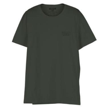 Imagem de Camiseta Ellus Cotton Fine Co Classic Masculina Verde-Masculino