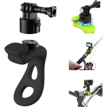 Imagem de TELESIN S2 Pulseira flexível de liberação rápida 360, suporte flexível para bicicleta, motocicleta, guiador, barra de rolo, tubo, bastão, acessórios de montagem para GoPro 13 12 11 10 8 Insta360 X5 X4