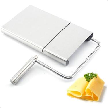 Imagem de Fatiador Cortador de Queijo Frios Manual a Fio de Aço Inox Multifuncional Lorben