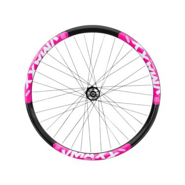 Imagem de Roda Dianteira Vzan Vmaxx LT Aro 26 Cubo Rosca Freio a DiscoPreto Rosa