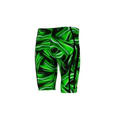 Imagem de Bermuda para Natação Michael, Tamanho 26 (Us), Diablo/Verde, Phelps