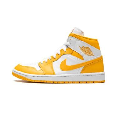 Imagem de (Women's) Air Jordan 1 Mid 'University Gold' (2022) BQ6472-117 5