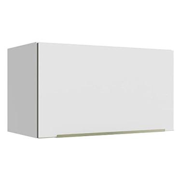 Imagem de Armário Aéreo Madesa Lux 60 cm 1 Porta Basculante - Branco/branco Veludo