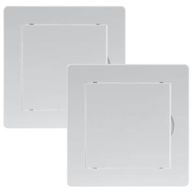 Imagem de Vent Systems Painel de acesso 4x4 - Portas de fácil acesso - Plástico ABS - Painel de acesso para drywall, parede e teto Tampa de porta elétrica e de serviço de encanamento - Dimensões externas 15,3 x 15,3 polegadas - Pacote com (2)