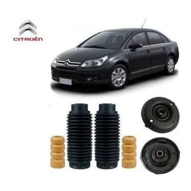Imagem de 2 Kit Coxim Batente Coifa Dianteiro Citroen C4 Pallas 2007 2008 2009 2