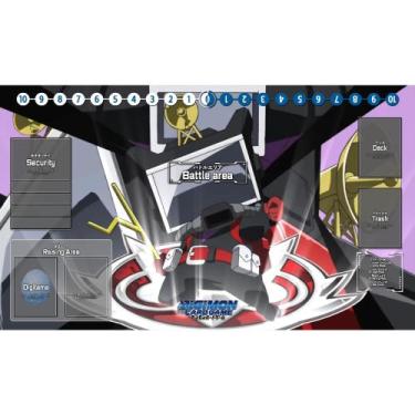 Imagem de Digimon Card Gamer com Marcação Mouse Pad Gamer 58cm x 30cm - Dê Ateli
