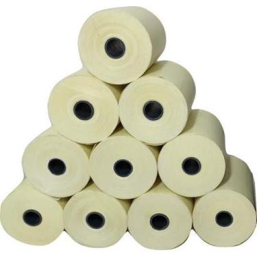 Imagem de Kit 30 Bobinas Térmicas Pdv 80X30 Amarelas Impressora - Norris Gazon, 