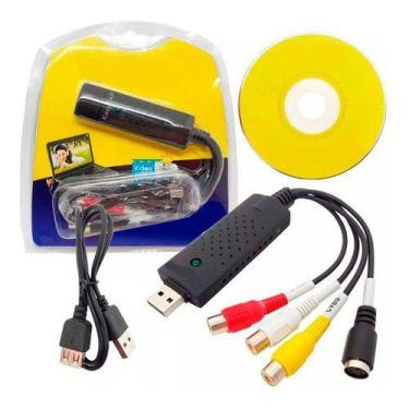 Imagem de Placa Captura Áudio E Vídeos Svídeo Rca X Usb 2.0 Easy  - Magalu A-7