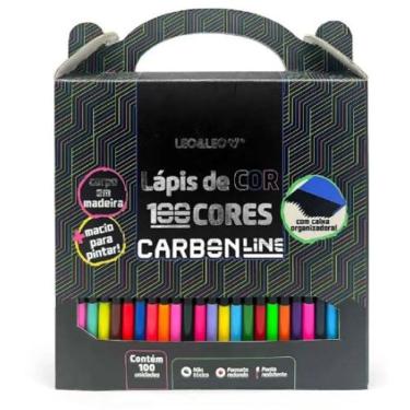 Imagem de Lápis de Cor Carbon Line 100 Cores - Leo&amp;Leao